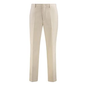 DEPARTMENT FIVE Men's Flat-Front Tailored Trousers Men Beige Pants